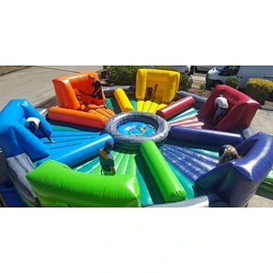 Hungry Hippos Chow Down Inflatable Game/ Bungee Sport Game Inflatable Hungry Hippo For Sale With Free Balls