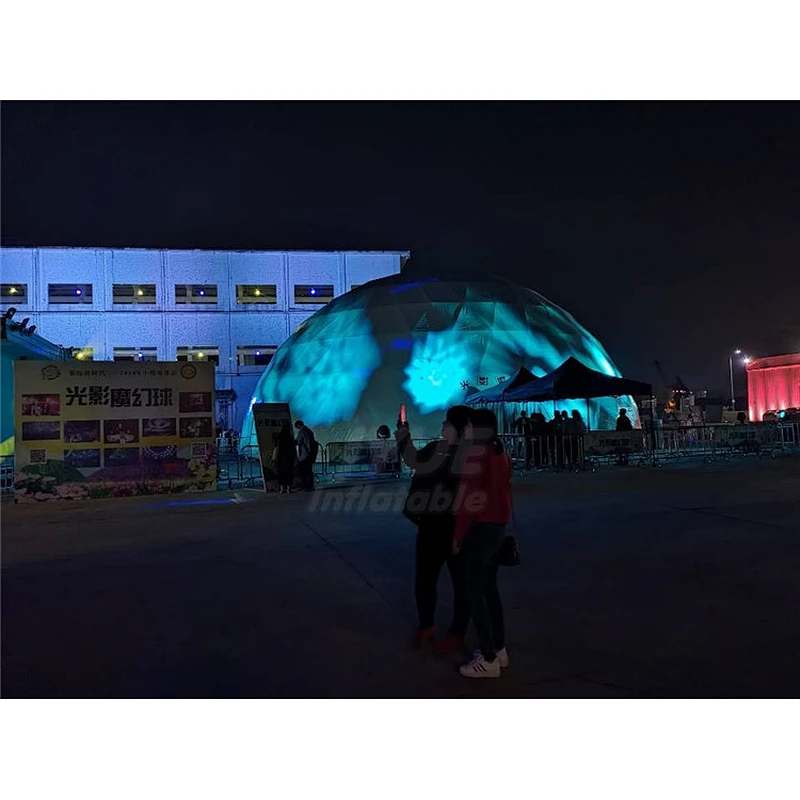 Sport Stadium Or Events Led Light Inflatable Party Dome Tent for Advertising