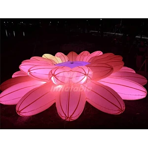 Hot sale High Quality Decoration Colorful Party Lighting Inflatable LED Flower For Wedding