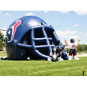 Portable Inflatable Football Tunnel With Helmet,Inflatable Football Helmet Tunnel For Sale