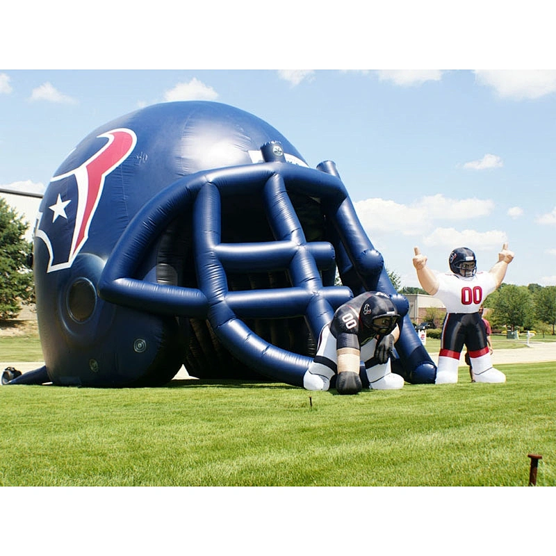 Portable Inflatable Football Tunnel With Helmet,Inflatable Football Helmet Tunnel For Sale