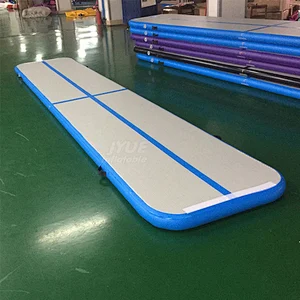 20' Feet Inflatable Airtrick Mats Air Track 6m Floor Mats With Electric Air Pump For Home Use/Training/Cheerleading/Beach