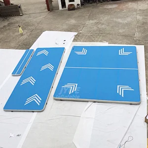 Hand Made Drop Stitch Fabric Exercise Sport Gym Equipment Inflatable Track Slip For Stretching Yoga Cheerleading Martial Arts