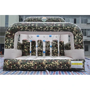 Factory Price Military Extreme Challenge Boot Camp Inflatable Obstacle Course For Sale