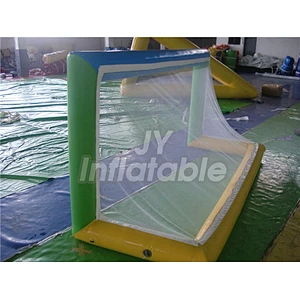 Inflatable Football Toss Shooting Goal Water Polo Goal Inflatable Soccer Goal On Beach