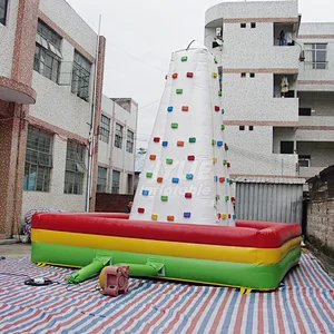 Commercial Indoor Playground Sport Game Inflatable Climbing Wall For Kids