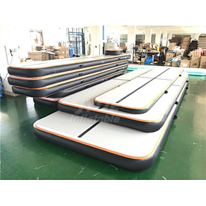High Density Thick Pvc Factory Customise 1m to 15m Inflatable Air Track For Gym Sale With 600W Electric Pump