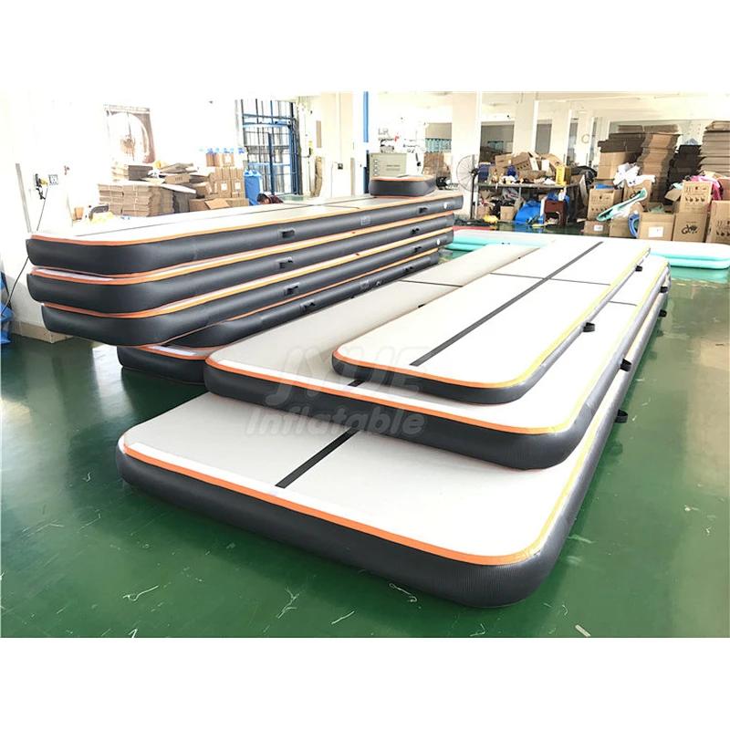 High Density Thick Pvc Factory Customise 1m to 15m Inflatable Air Track For Gym Sale With 600W Electric Pump