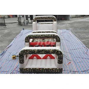 Factory Price Military Extreme Challenge Boot Camp Inflatable Obstacle Course For Sale