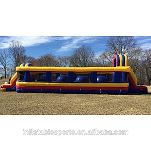Commercial Inflatable Jumping Big Ball Wipeout Challenge Game Inflatable Wipeout Jumping Baller
