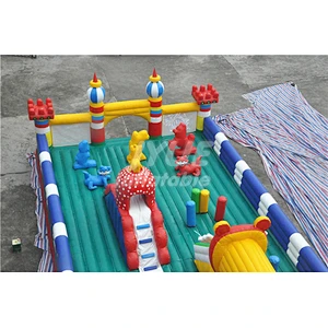 Portable PVC Tarpaulin Play Area Bounce House Indoor Inflatable Playground For Sale
