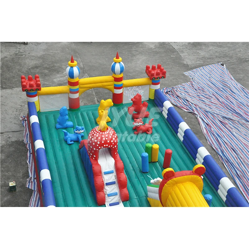 Portable PVC Tarpaulin Play Area Bounce House Indoor Inflatable Playground For Sale