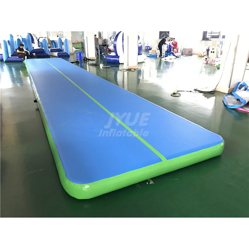 Airtrack Factory Drop Stitch Fabric Commercial Inflatable Air Track For Gym Giant Gymnastics Tumbling Mat Air Floor For Home Use