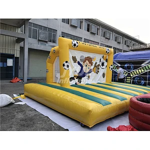 Hot Sale PVC Material Shoot Out Soccer Goals Target Customized Inflatable Football Goal For Sale