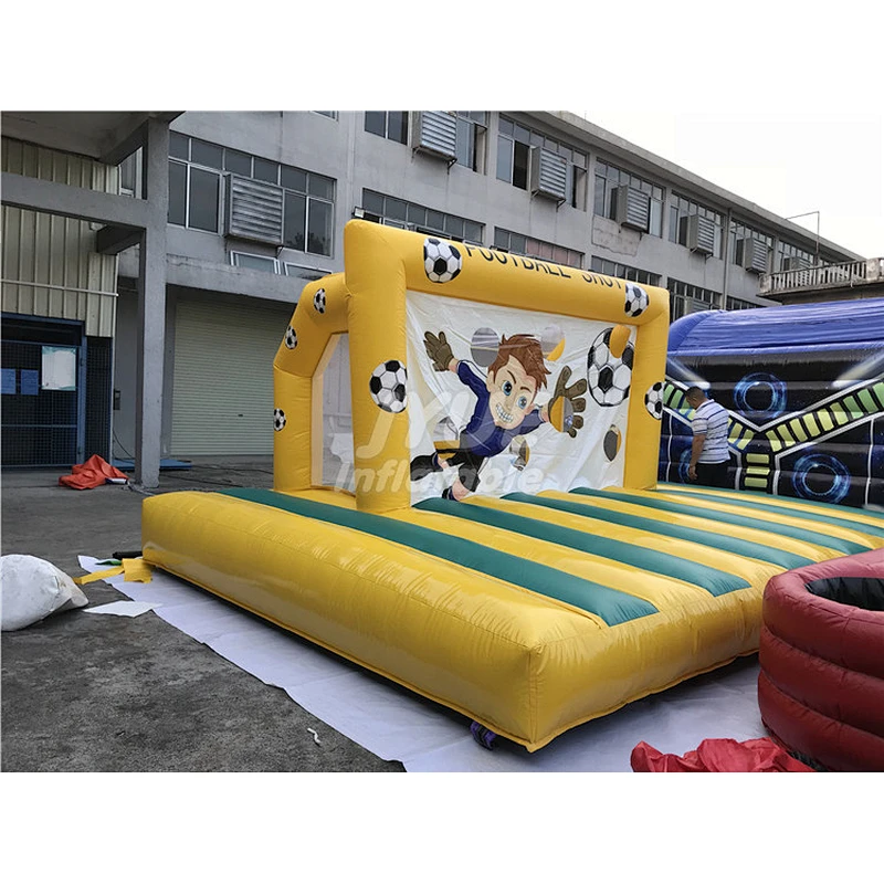 Hot Sale PVC Material Shoot Out Soccer Goals Target Customized Inflatable Football Goal For Sale