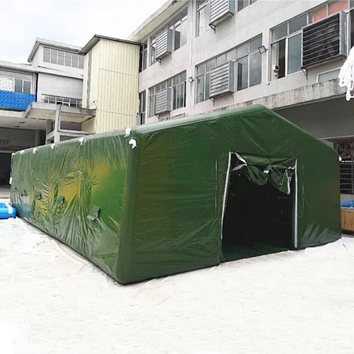Olive Green Large Inflatable Camouflage Inflatable Military Shelter For Camping