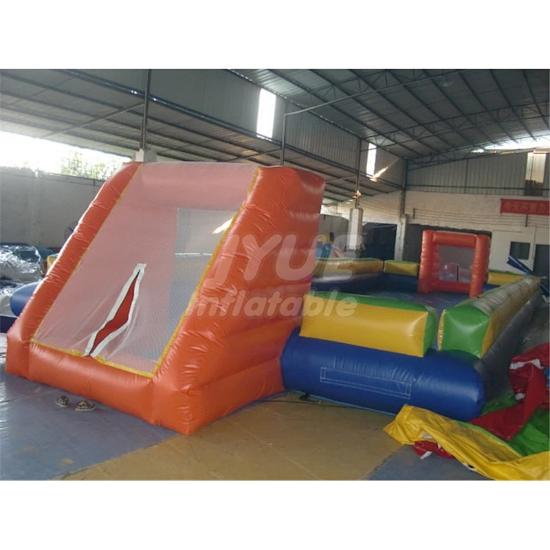 China Supplies New Water Soccer Inflatable Soap Soccer Field Inflatable Football Field