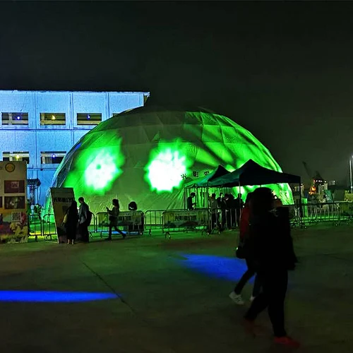Quick Delivery Waterproof Lighting Tent Inflatable Dome Tent With LED Light