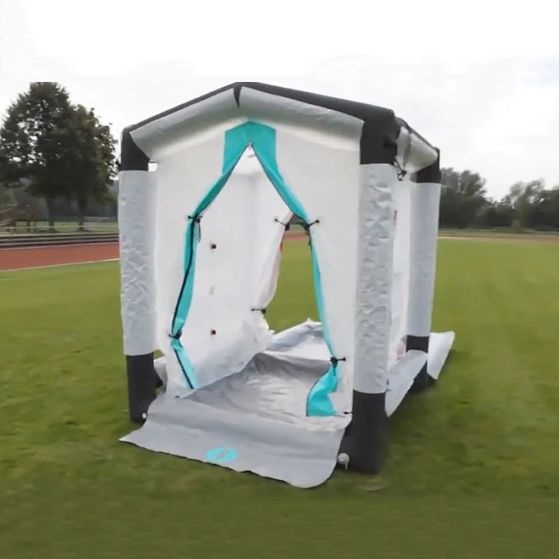 Portable Outdoor Channel Mist Disinfection Spray Tent Medical Disinfecting Tents