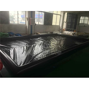 Heavy Duty Inflatable Car Wash Mat Cleaning Garage Plastic Floor Containment Mats