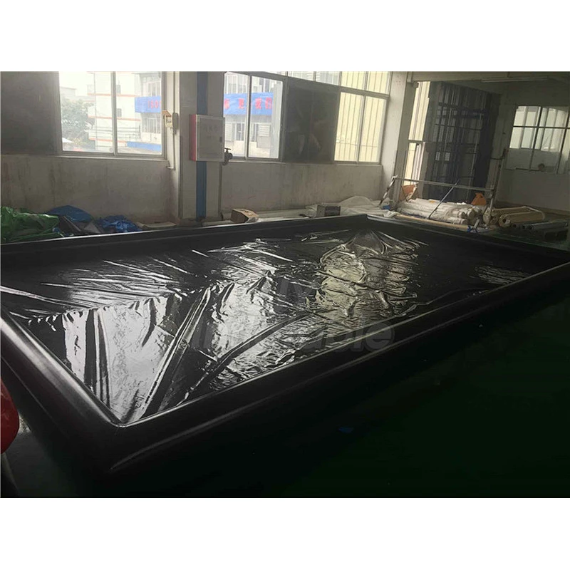 Heavy Duty Inflatable Car Wash Mat Cleaning Garage Plastic Floor Containment Mats