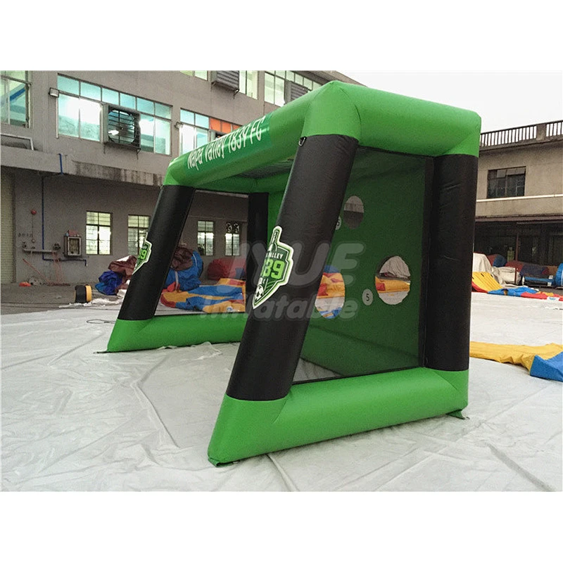 Portable Outdoor Target Inflatable Shootout Game Soccer Goal For Adults and Kids
