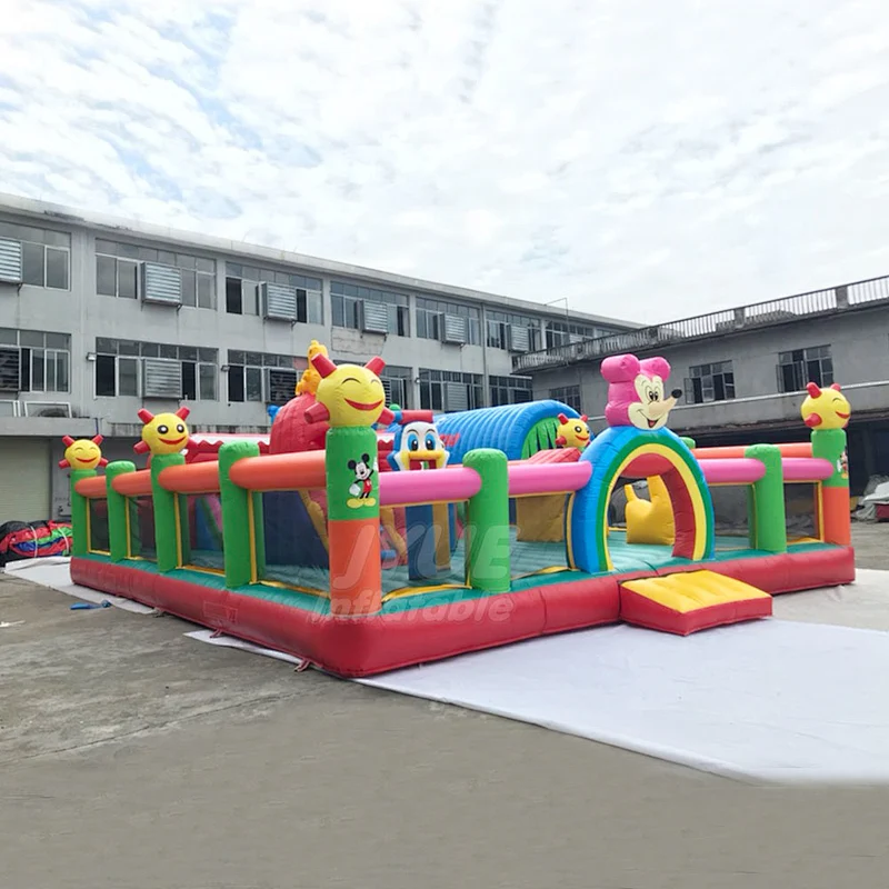 Factory Custom Kids Fun City Indoor Inflatable Children Playground Equipment