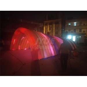 Hot Sale Large Light Tent Inflatable Stage Tunnel Event Led Arch Tent For Advertising