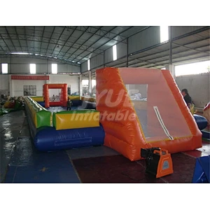 China Supplies New Water Soccer Inflatable Soap Soccer Field Inflatable Football Field
