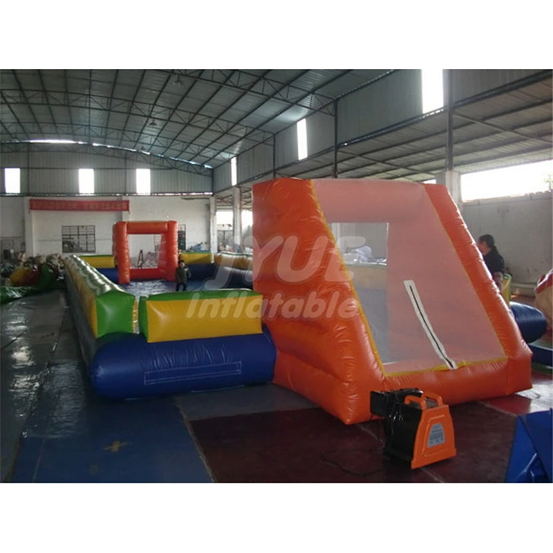 China Supplies New Water Soccer Inflatable Soap Soccer Field Inflatable Football Field
