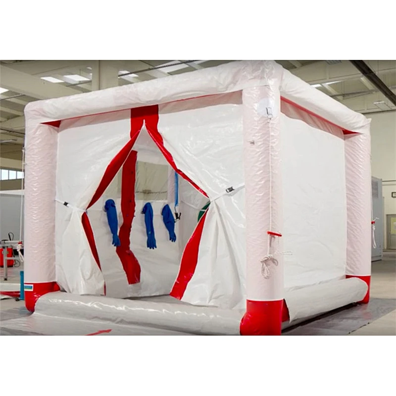 Quick Assembly Epidemic Disinfection Tunnel Isolate Tent Inflatable Medical Tent With Disinfection