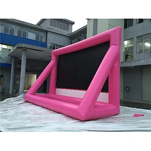 Blow Up Outdoor Movie Screen Inflatable Mega Movie Screen With Projector Rental