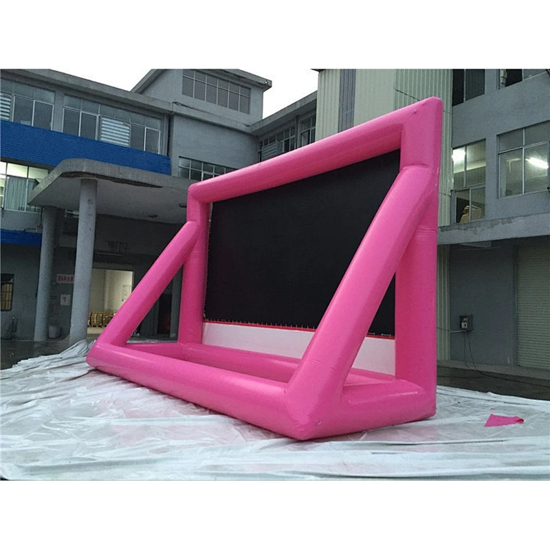 Blow Up Outdoor Movie Screen Inflatable Mega Movie Screen With Projector Rental