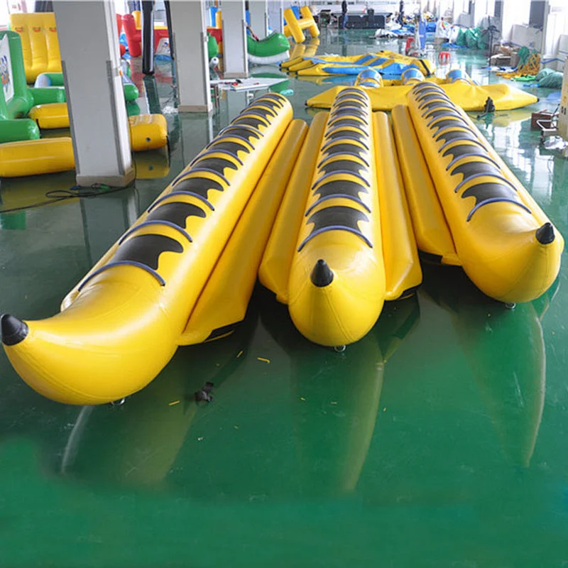 Water Sport Game PVC 10 Seats Inflatable Flying Fish Banana Boat For Sale