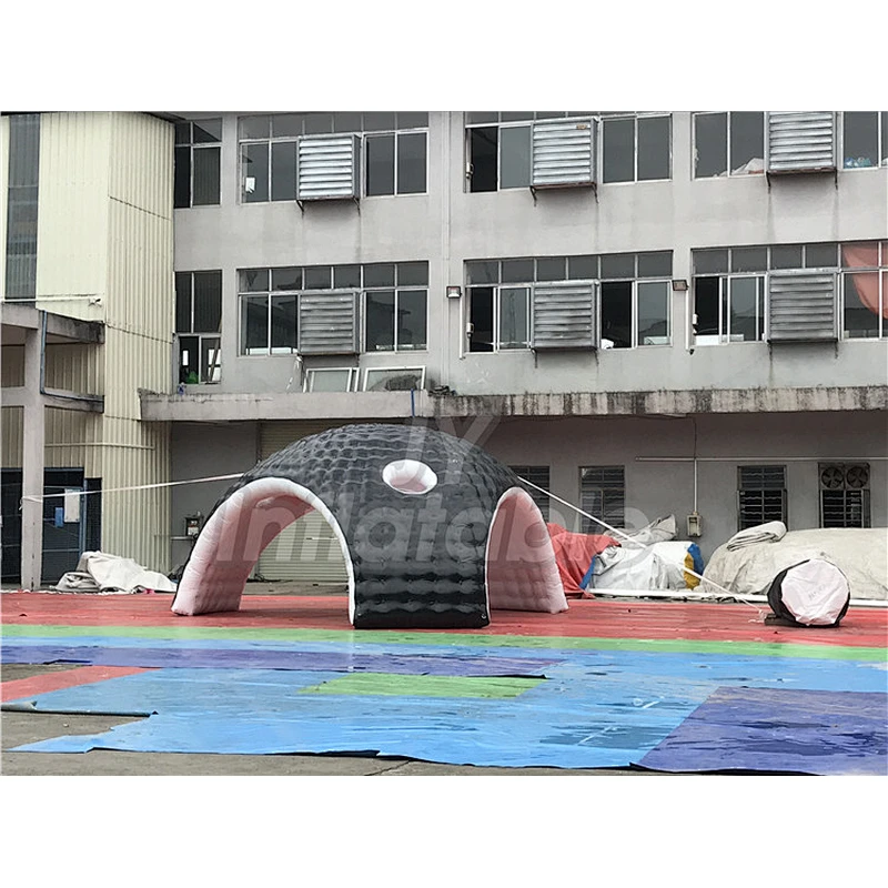 Eco-friendly PVC Tarpaulin Large Spider Dome Tent Inflatable Tent For Advertising