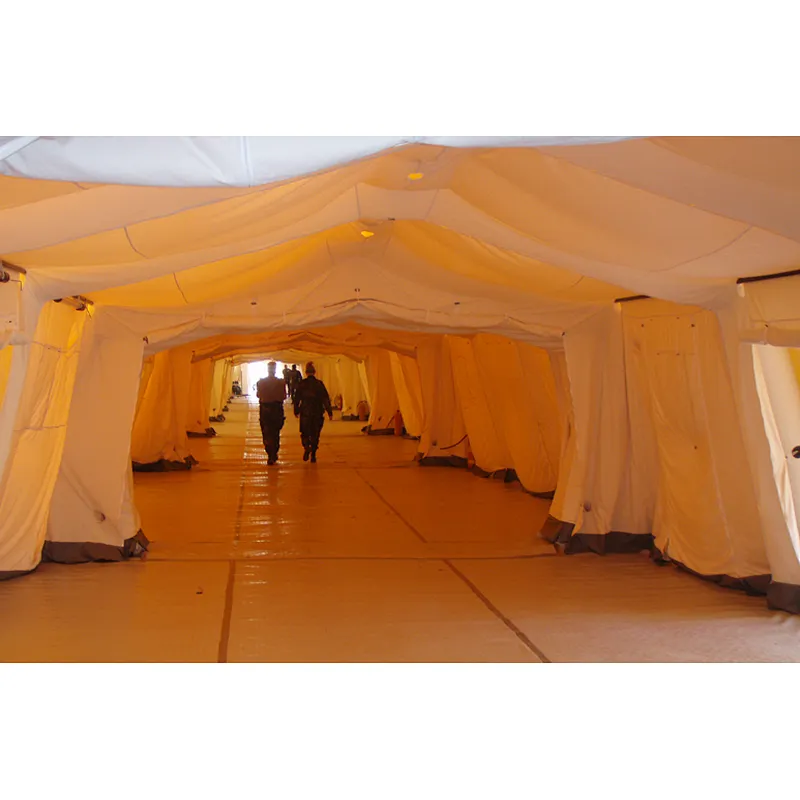 PVC Material Outdoor Waterproof Emergency Survival Field Inflatable Medical Tent For Hospital