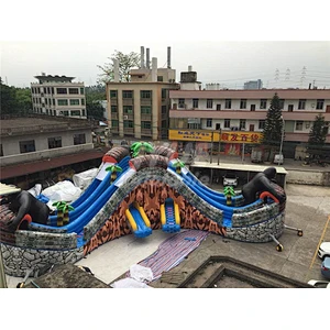 Big Water Fun Set Playground Inflatable Water Park Equipment For Sale