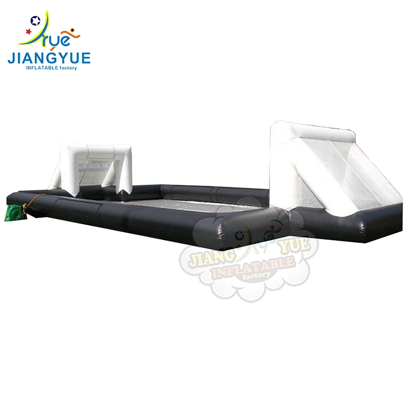 Best Thickness Pvc Customising Inflatable Soap Playground Football Field 15m Long