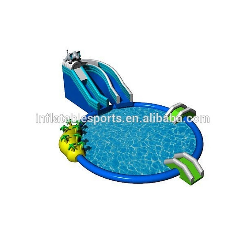 Outdoor Commercial Kids Inflatable Water Park