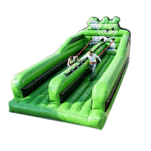 Commercial Grade PVC Inflatable Sports Games Inflatable Interactive Bungee Run for sale