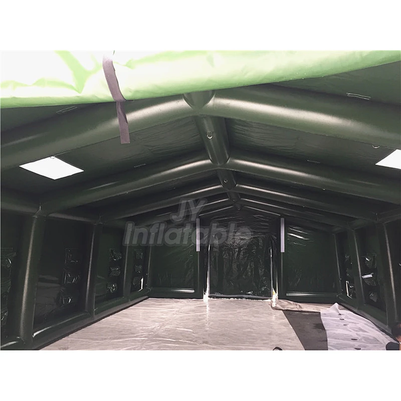 Olive Green Large Inflatable Camouflage Inflatable Military Shelter For Camping