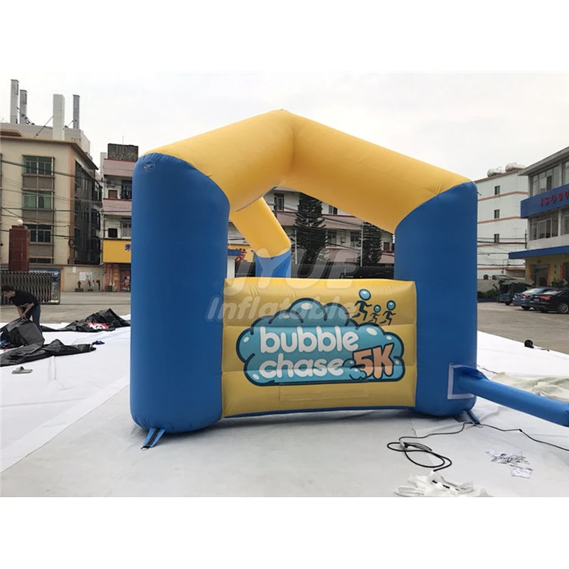 Running Fun Outdoor Advertising Inflatable Start Arch Tent Events