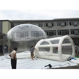 Outdoor Tunnel Clear Bubble Camping Tent Inflatable Bubble Tent House For Sale