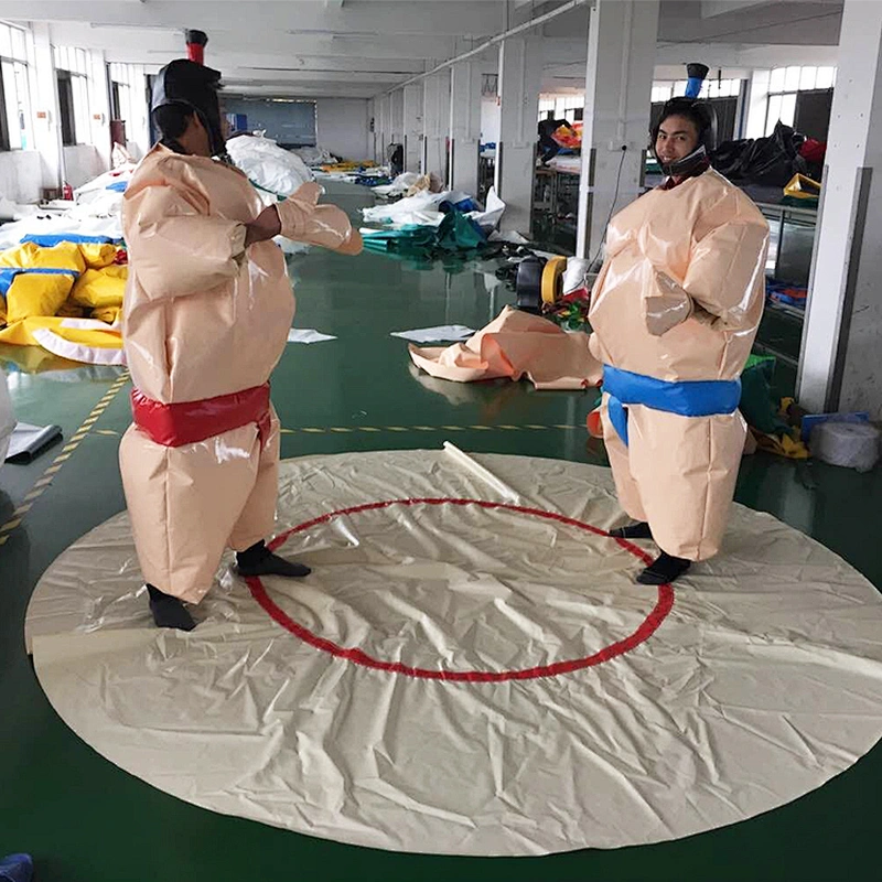 Adults And Kids Inflatable Sumo Wrestling Suits With Gloves For Sale