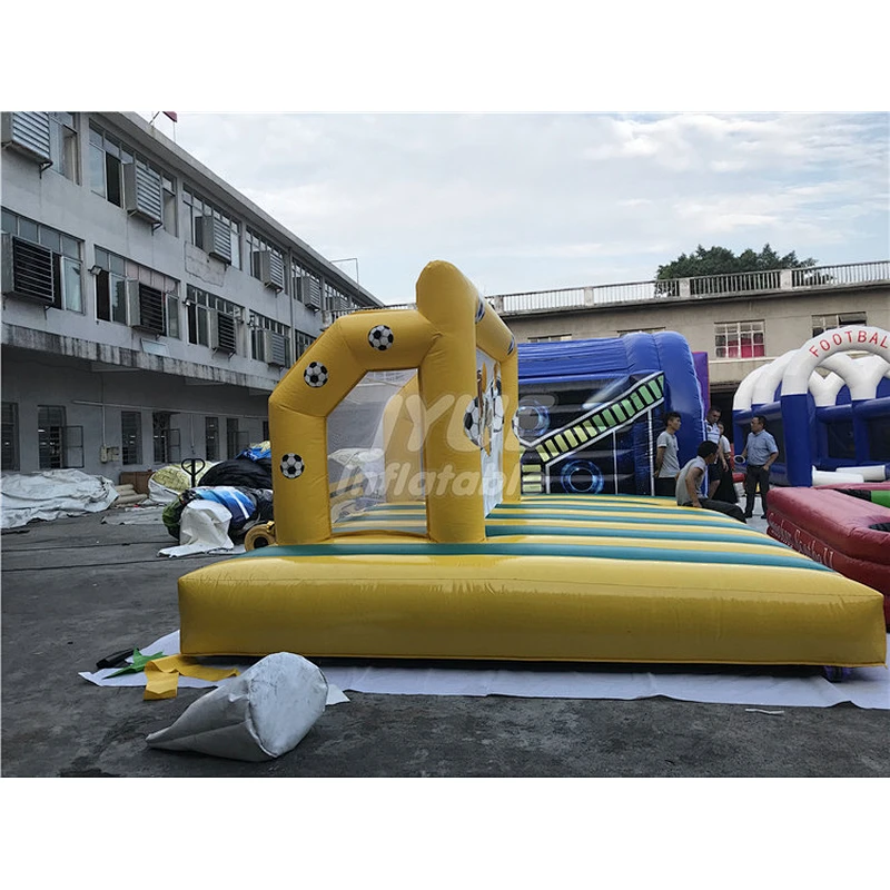 Hot Sale PVC Material Shoot Out Soccer Goals Target Customized Inflatable Football Goal For Sale