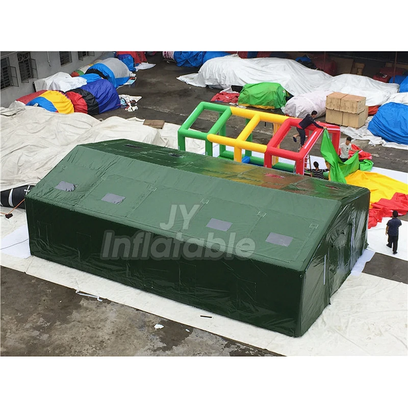 Large Outdoor Easy Moving Military Camping Army Inflatable Tent