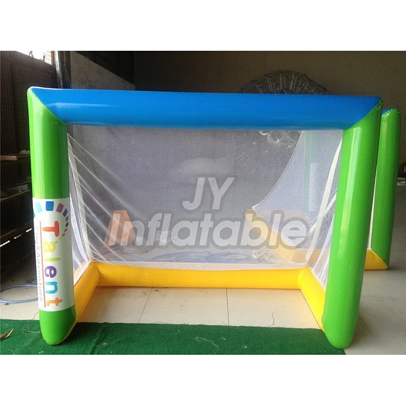 Inflatable Football Toss Shooting Goal Water Polo Goal Inflatable Soccer Goal On Beach