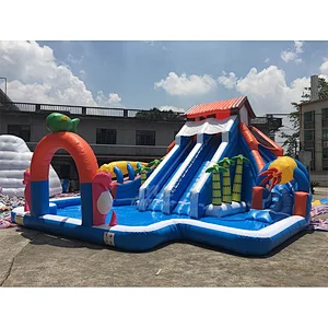 Factory Price Commercial Huge Inflatable Outdoor Land Water Park