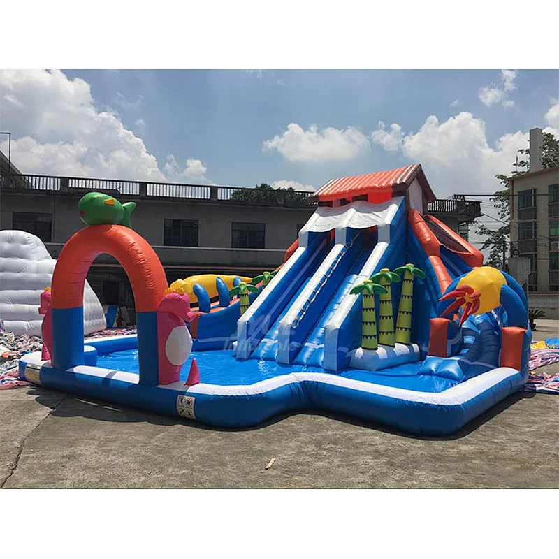 Factory Price Commercial Huge Inflatable Outdoor Land Water Park