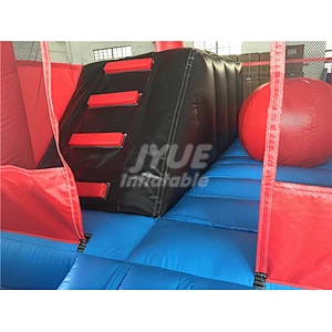 Gonflable Inflatable Wipeout Obstacle Course Wipeout Big Red Balls Challenge For Sale